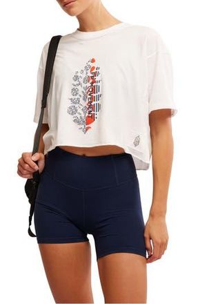 Free People FP Movement Inspire Cotton Graphic T-Shirt in Buti Logo - White Lo at Nordstrom Rack, Size X-Small