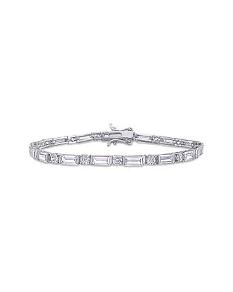 Rina Limor Silver Cz Tennis Bracelet