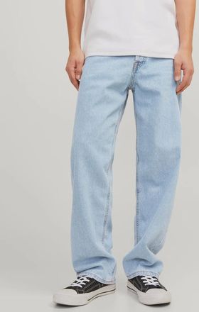 Jack & Jones Mens Jack & Jones Eddie Original 738 Loose Fit Jeans - Light Blue Denim - Size: 30/32