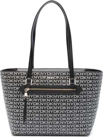 DKNY medium Bryant Ave tote bag - women - PVC - One Size - Black