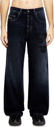 Diesel Relaxed Jeans - 2001 D-Macro - Jeans - Man - Blue