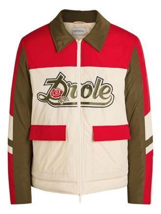 Dr&ocirc;le de Monsieur logo-patch pocket jacket - Neutrals
