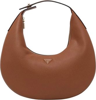 Guess Evie Crossbody Tas - Dames - Handtassen - Bruin - ONE Size - Leer - Tassen