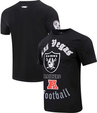 Pro Standard Mens Pro Standard Black Las Vegas Raiders Old English T-Shirt at Nordstrom, Size Medium