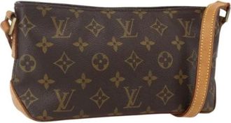 Louis Vuitton Pre-owned Shoulder Bags, female, Brown, Size: ONE SIZE Pre-owned Canvas Vintage Shoulder Bag
