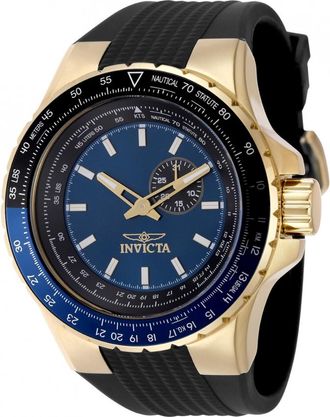 Invicta Aviator Quartz Blue Dial Mens Watch 49719