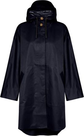 Inwear Waterdichte Cape Jas - Dames - Regenjassen - Blauw - M/L - Jassen
