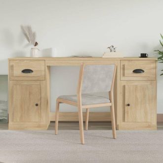 vidaXL Vidaxl - Scrivania con Armadietto Rovere Sonoma in Legno Multistrato