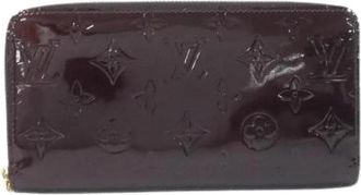 Louis Vuitton Pre-owned Vernis Long Wallet - Heren - Vintage Accessoires - Paars - ONE Size - Vintage