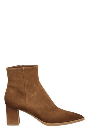 Santoni Womens suede ankle boot in Brown at Nordstrom, Size 10.5