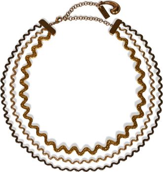 Etro Choker a catena Wave - Marrone