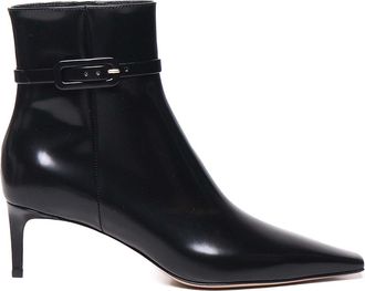 Gianvito Rossi Shiny Leather Ankle Boot