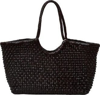 Dragon Diffusion Nantucket Basket Bag - Dames - Shoppers - Bruin - ONE Size - Leer - Tassen