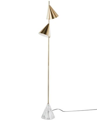 LumiSource Cone 65In Metal Floor Lamp
