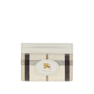 Burberry Highlands card holder with Check motif Woman One Size