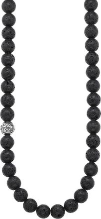 Bruno Banani Edelstahlkette »Schmuck Geschenk Lavasteinkette« mit Lavastein