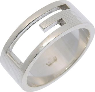 Gucci Silver 925 Band Ring (Pre-Owned)