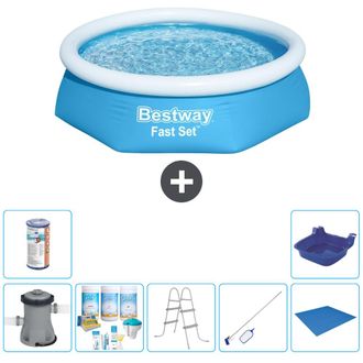 Bestway Piscina Bestway Fast Set Redonda - 244x61 Cm - 8-piezas S22010