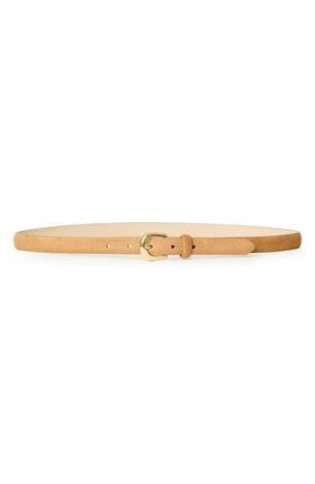 B-Low The Belt Kennedy Mini Genuine Calf Hair Belt in Camel Gold at Nordstrom, Size X-Small