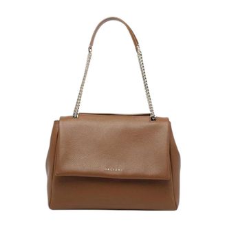 Orciani Tassen, Dames, Bruin, ONE Size, Leer, Sveva Piccola Sense Schoudertas