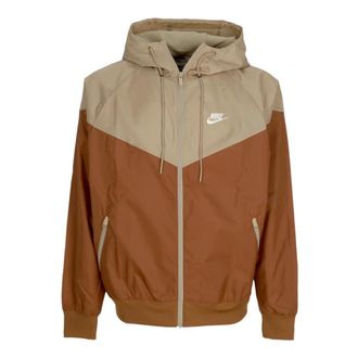 Nike Sportswear Windrunner Hooded Jacket Lt British - Heren - Outdoorjassen - Bruin - XL - Polyester - Fitness