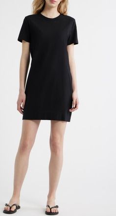 Madewell T-Shirt Minidress in Jet Black at Nordstrom, Size Xx-Small