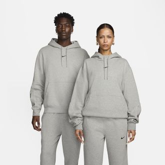 Nike Mens NOCTA NOCTA Fleece CS Hoodie in Grey | FN7659-063