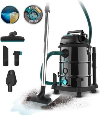Cecotec Cecotec - Aspirador Trineo Wet&dry Conga Rockstar Wet & Dry Steel Pro Tool