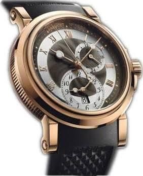 Breguet Pre-owned Breguet Marine Brown and Silver Dial Mens Watch 5857BRZ25ZU