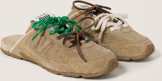 Miu Miu New Balance X Miu Miu 530 SL faded suede mules