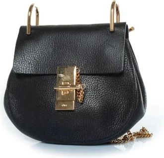 Chloé Pre-owned Cross Body Bags, female, Black, Size: ONE SIZE Pre-owned Leather crossbody-bags