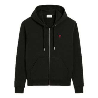 Ami Zip Up Hoodie Black BFUSW435-730-001