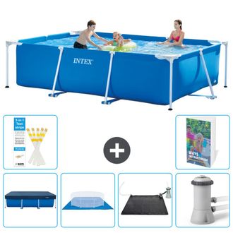 Intex Piscina Con Estructura Rectangular - 300x200x75 Cm - 7-piezas S40