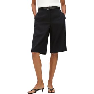 Another Tomorrow Bermuda Pant in Black at Nordstrom, Size 36 32 It
