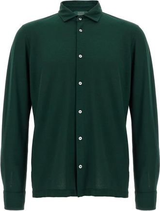 Zanone Camicia a maniche lunghe - Verde