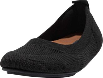 FitFlop Fit Flop Dames/Dames Leren Gebreide Pompen (Zwart)