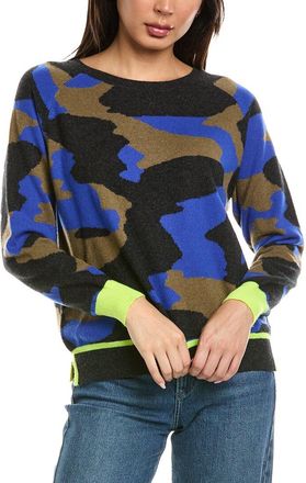 Brodie Cool Camo 100% Cashmere Sweater