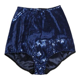 Dolce & Gabbana Bottoms, female, Blue, Size: S High Waist Girdle