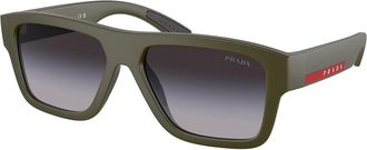 Prada PS04ZS 15X09U Mens Sunglasses Green Size 56