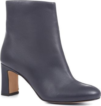 Jones Bootmaker Womens Letty Heeled Ankle Boots - Navy Leather - Size UK 3