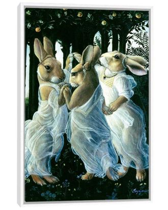 iCanvas Icanvas Bunny Graces By Melinda Copper