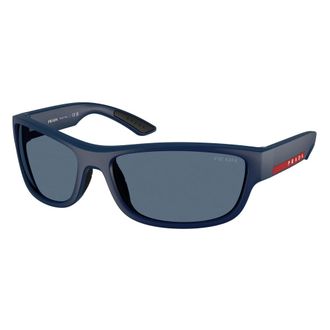 Prada PS C04S Zonnebril - Heren - Accessoires - Blauw - Maat: 65 MM