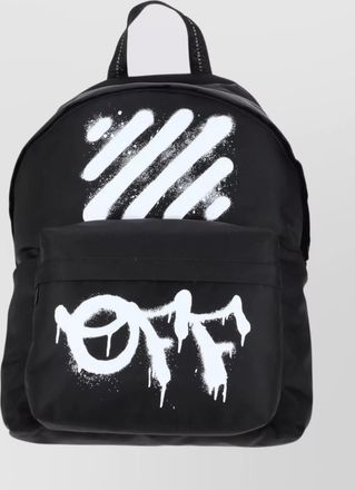 Off-white calf leather backpack