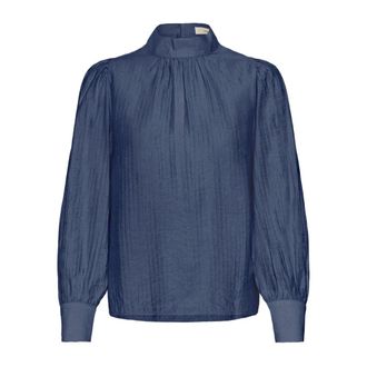 Inwear Overhemden, Dames, Blauw, 2Xs, Blouses