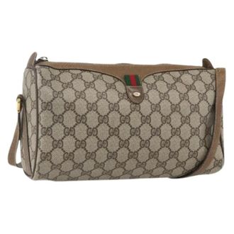 Gucci Pre-owned Cross Body Bags, female, Beige, Size: ONE SIZE Pre-owned Plastic Cross Body Bag