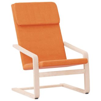 vidaXL Sill&oacute;n De Relax De Tela Amarillo Oscuro Vidaxl