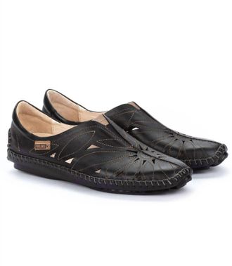Pikolinos Womens Jerez Slip-On Shoes In Black