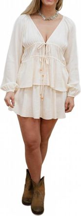 Minkpink Estelle Mini Skirt In White