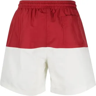 Brunello Cucinelli Color-Block Swim Shorts - White