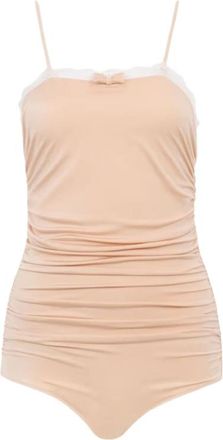 Chlo&eacute; Lace-trim Bodysuit